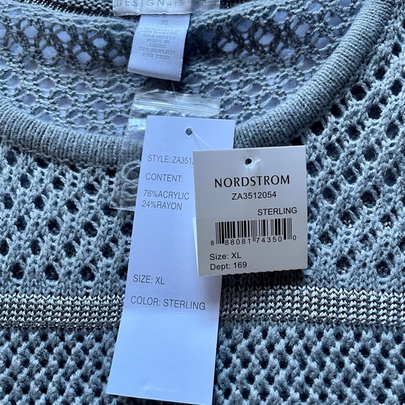 NWT Design Studio Sterling Grey Sweater from Nordstrom XL - Picture 2 of 8